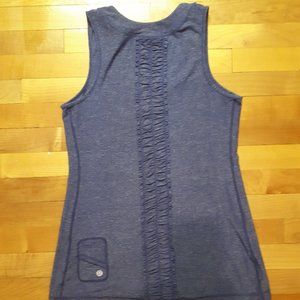 EUC Lulu  Ruffle back Purple Tank Sz 10 or 12